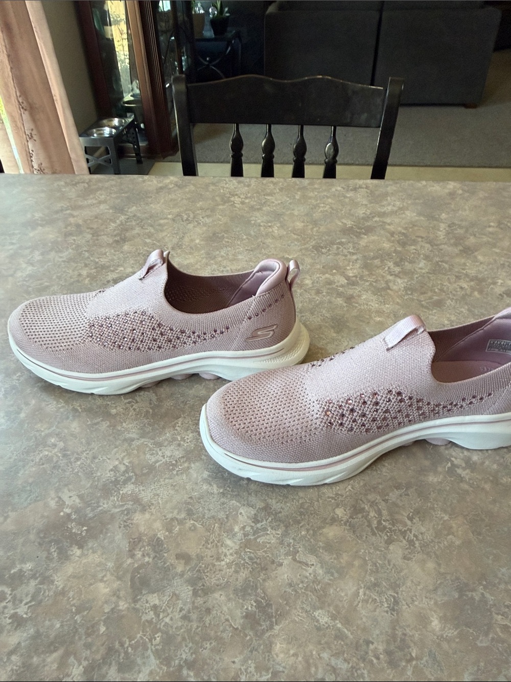 Skechers Women's Slip-On Knit Sneakers - Light Pink - Picture 3 of 6